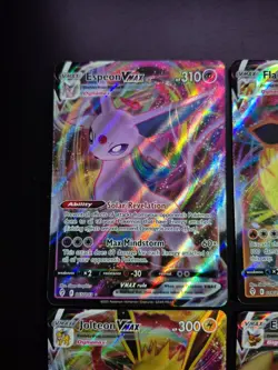 COMPLETE EEVEELUTION VMAX 9 Card Set Pokemon Evolving Skies NM Umbreon Eevee - Image 2