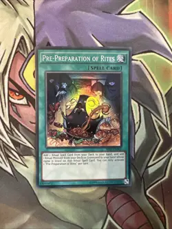 SHVI-EN065 Pre-Preparation Of Rites Super Rare Unlimited Edition NM Yugioh Card - Image 1