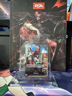 SHANKS One Piece TCG OP01 July 2025 Promo PSA Limited Edition Card And Magazine - Image 1