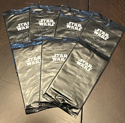 Star Wars Unlimited Spark of Rebellion Weekly Play 3-Card Booster Packs x7 New - Image 1