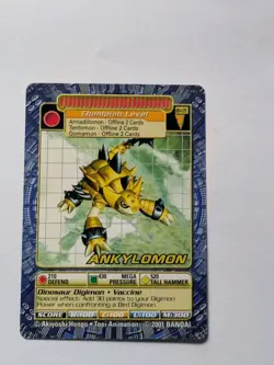 Ankylomon BO-178 Digimon Digi-Battles Series 4 Trading Card Bandai 2001 - Image 1