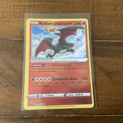 Radiant Charizard 020/159 Crown Zenith Radiant Rare 2023 Pokemon TCG Card - NM - Image 1