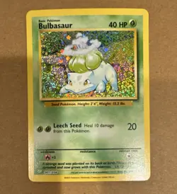 Pokemon TCG Bulbasaur Holo Trading Card Game Classic Collection 001/034 - Image 1