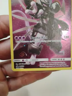 Pokemon Armored Mewtwo SM228 Holo Promo Card SM Set 120 HP Psychic Raid Free Shp - Image 4