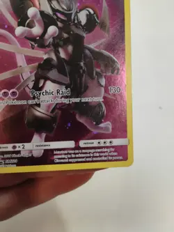 Pokemon Armored Mewtwo SM228 Holo Promo Card SM Set 120 HP Psychic Raid Free Shp - Image 5