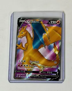 Pokemon TCG Charizard V SWSH050 SWSH: Sword & Shield Black Star Promo Holo Card - Image 1