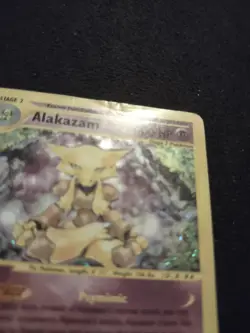 Alakazam 1/165 Holo Pokemon Trading Card Game eCard Expedition Damaged TCG DMG - Image 4