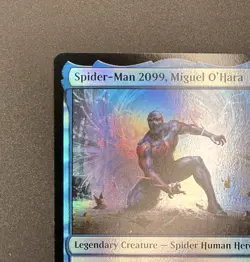 MTG, Spider-Man 2099, Miguel O'Hara FOIL # 8 Marvel's Spider-Man: Eternal-Legal - Image 2