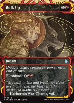 Bulk Up Borderless Secrets of Strixhaven NM MTG - Image 1