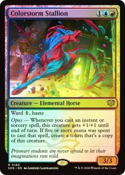 Colorstorm Stallion Foil Secrets of Strixhaven NM MTG - Image 1