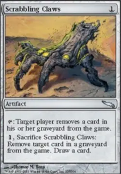 4x Scrabbling Claws MTG - Mirrodin - Moderate Play - Image 1