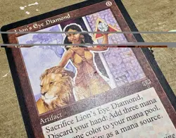 MTG Lion's Eye Diamond - Mirage 1996 - Rare Reserved List - LP/MP (See Photos) - Image 2