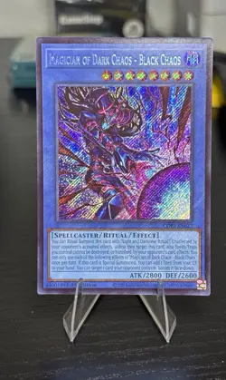Yu-Gi-Oh! Magician of Dark Chaos - Black Chaos 1st Ed CR Foil CORI-EN027 - Image 1