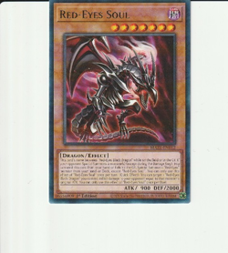 YUGIOH CARD 1 X RED-EYES SOUL MAZE-EN012 1ST EDITION - Image 1