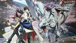 SDCC 2024 Exclusive Konami Yu-Gi-Oh Yugi Kaiba Dragon Master Magia Playmat - Image 2