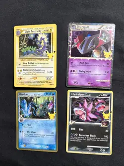 POKEMON Celebrations SWSH Black Star Promo 4 Card Lot Mimikyu SWSH136 Dragapult - Image 1