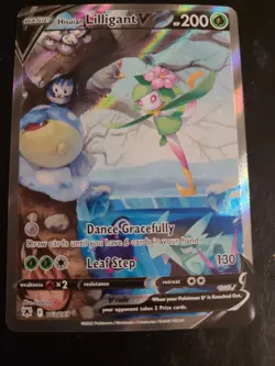 Hisuian Lilligant V 163/189 Alt Art Ultra Rare Card Pokemon Astral Radiance NM - Image 1