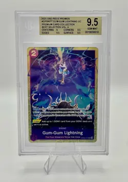 Gum-Gum Lightning (Premium Card Collection Vol. 4-) OP09-077 BGS 9.5 - Image 1