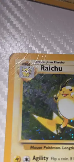 Pokemon Raichu Holo Rare Card 16/130 Pokemon TCG - Image 2