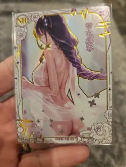 Goddess Story NR-05 Holo Foil Thick Card Raiden NR Quintessential Waifu Anime - Image 3