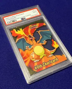 PSA 9 Charizard #PC3 2000 Topps TV Animation Clear Card MINT - Image 2
