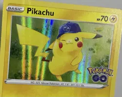 Pokemon TCG - PIKACHU 028/078 Pokemon GO Holo Rare Card NM - Image 2