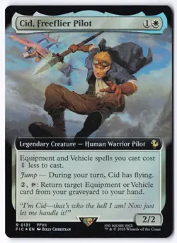 Cid, Freeflier Pilot (Extended Art) 131 Foil Commander: FINAL FANTASY - Image 1