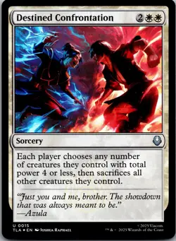 Destined Confrontation 15 Foil Avatar The Last Airbender Magic The Gathering NM - Image 1