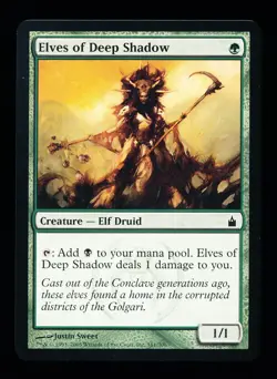 * * 1x Elves of Deep Shadow x1 * * Ravnica MTG NM Near Mint - Image 1