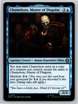 Chameleon, Master of Disguise 27 Marvel's Spider-Man Magic: The Gathering NM - Image 1