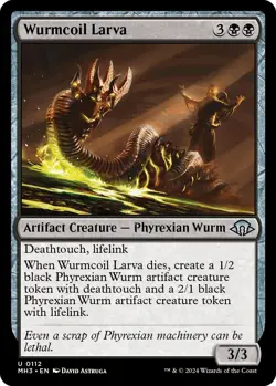 NM - Wurmcoil Larva [MH3 - 112] Modern Horizons 3 - Image 1