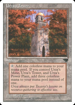 MTG - Urza's Tower (Forest) - Chronicles - Magic the Gathering - Image 1