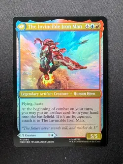 Tony Stark / The Invincible Iron Man FOIL - Marvel Super Heroes (Magic) NM - Image 2