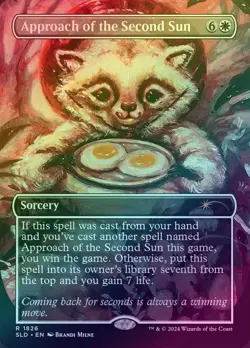 MTG Approach of the Second Sun Foil Secret Lair 20 Ways to Win NM - Image 1