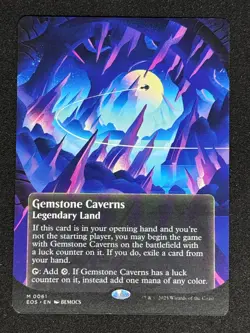 MTG Gemstone Caverns - Legendary Land #61 Regular (EOE) Edge of Eternities - NM - Image 1