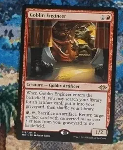 MTG - Goblin Engineer - MH1 Modern Horizons magic the gathering NM - Image 1