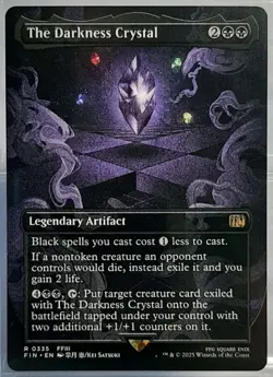 MTG - Final Fantasy - The Darkness Crystal (335) *Borderless* - Image 1