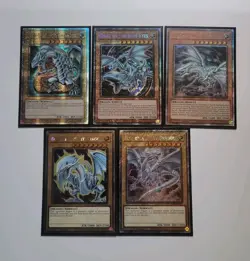 Yu-Gi-Oh Blue-Eyes Quarter Century And Platinum Secret Rares - Image 1