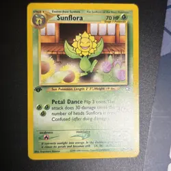 Sunflora - 50/111 (Neo Genesis) - Very Lightly Played VLP - Uncommon - 1st Ed - Image 1