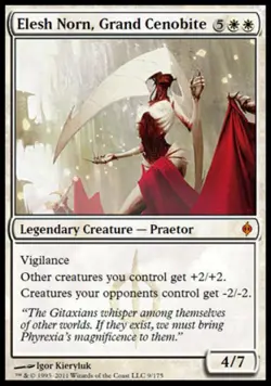 Elesh Norn, Grand Cenobite - Heavy Play MTG New Phyrexia - Image 1