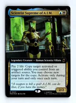 Scientist Supreme of A.I.M. (Extended Art Foil) 0423 MTG Marvel Super Heroes MSH - Image 1