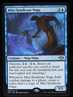 Magic TCG - Modern Horizons - Mist-Syndicate Naga -058/254- Rare - Regular LP/NM - Image 1