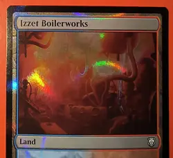 MTG: - IZZET BOILERWORKS / LAND/RIPPLE FOIL/ UNCOMMON- M3C/ NM/2024 #350 - Image 2
