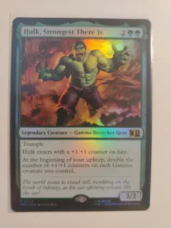 Hulk, Strongest There Is - Foil - Commander: Marvel Super Heroes - Mtg See Pic - Image 1