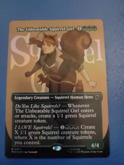 The Unbreakable Squirrel Girl - Borderless FOIL (0371) - Marvel MSH - NM - MTG - Image 1