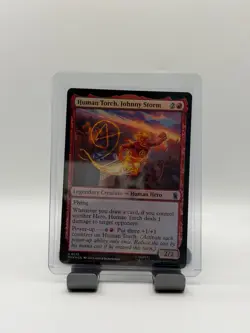 MTG, Human Torch, Johnny Storm FOIL $3 ORDER MIN 136 Marvel Super Heroes - Image 1