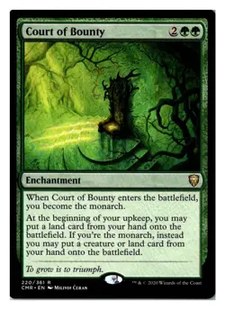 Magic MTG Court of Bounty 220 R Commander Legends English Card Near Mint - Image 1