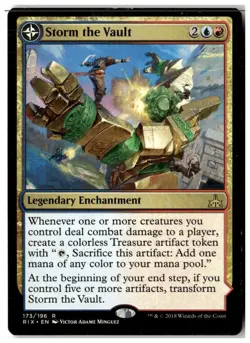 MTG Storm the Vault - Rivals of Ixalan Moderately Played English - Image 1
