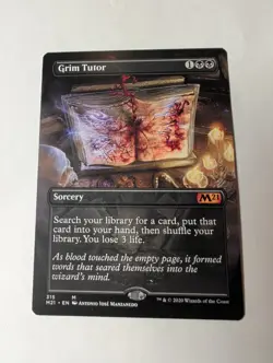 Grim Tutor (Borderless) Core Set 2021 NM!!! - Image 1