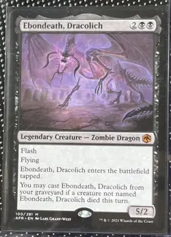 Adventures in the Forgotten Realms Magic: The Gathering Ebondeath, Dracolich - Image 1